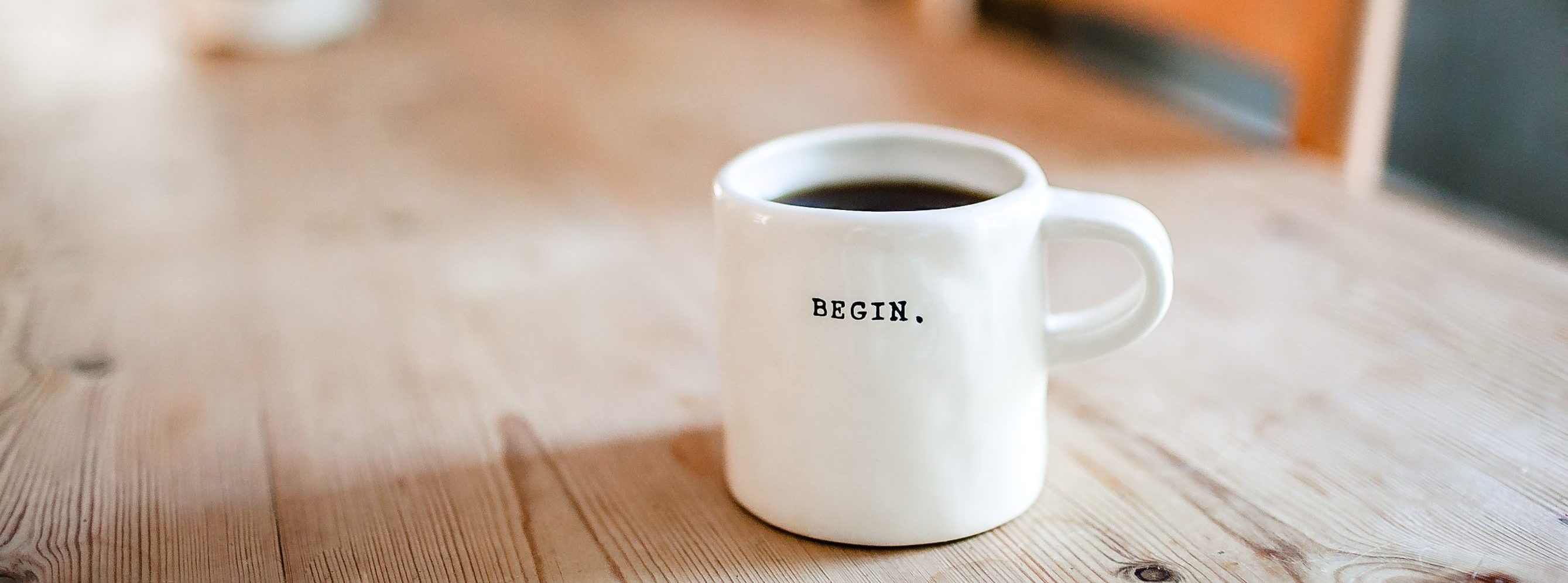 image of coffee mug on a desk